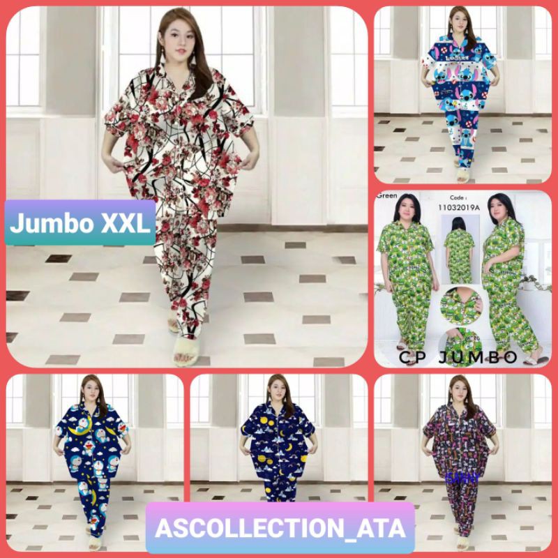 03 PIYAMA KARAKTER CP XXL / PIYAMA XXL / PIYAMA DEWASA / PIYAMA MURAH / BAJU TIDUR / PIYAMA JUMBO