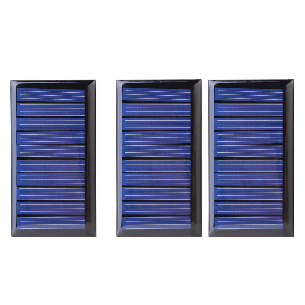 MOJITO kyofumo 0.3W 5V 60mA Solar Panel Polycrystalline Solar Cell Panel for 3.6V Battery