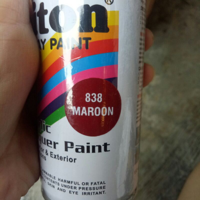 Pilok Diton 150cc Redi Semua Warna hitam putih black doff 884 clear foxy poxy bening kuning abu hijau emas crome chrome redi stok-MAROON 838