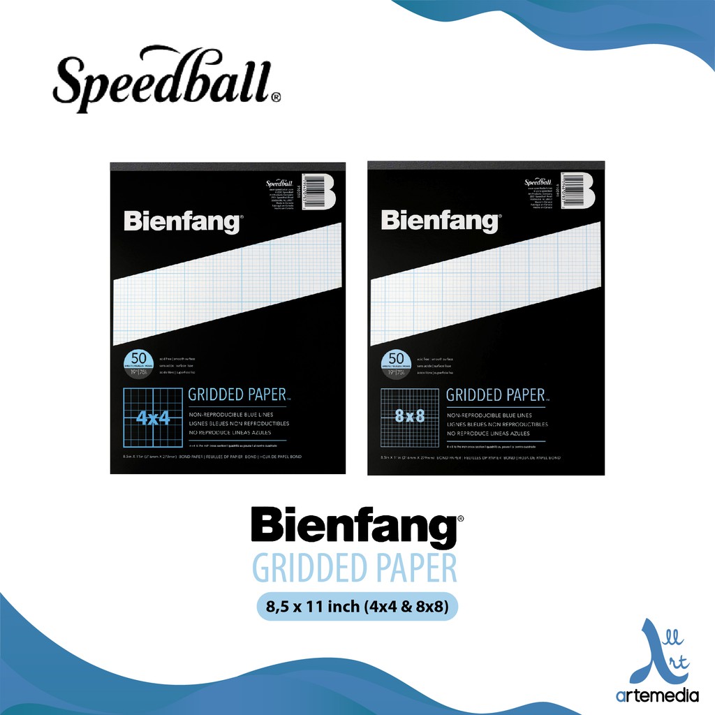 

Speedball Bienfang 8,5x11 inch Grid Paper Pad