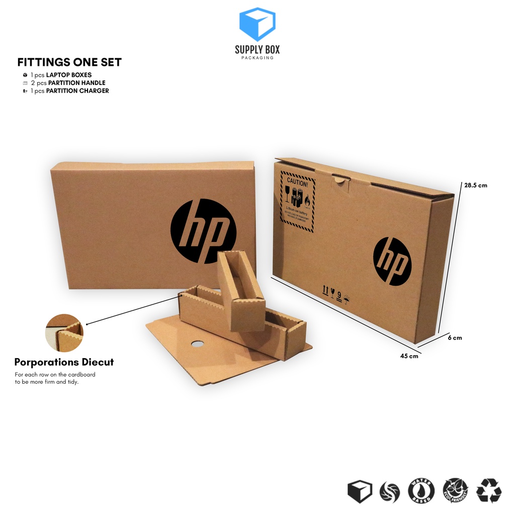 

iDk90 BOX LAPTOP HP 1 SET 45x6x28.5 cm Cardboard