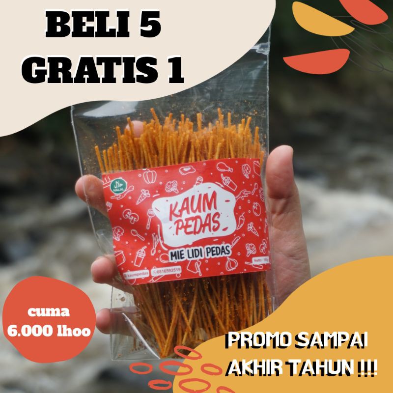 

mie lidi / mie keriting / makaroni pedasPROMO BELI 5 GRATIS 1 !!!