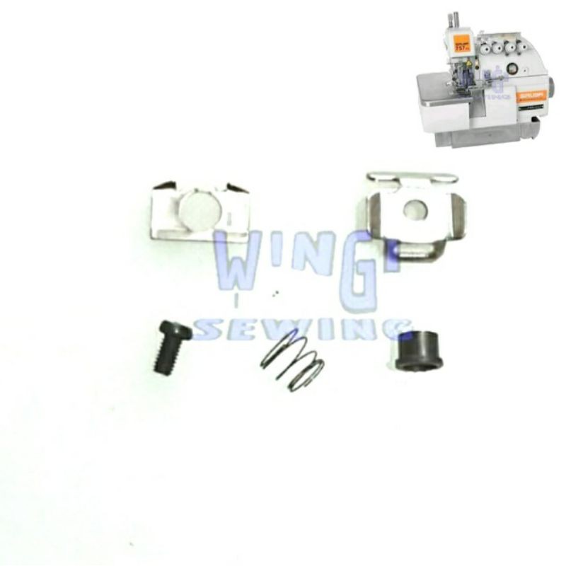 KG18 Jalur Benang Set Kepala Jarum Obras Siruba