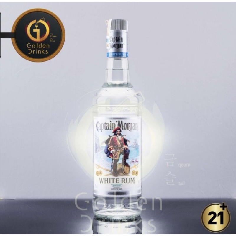 Captain Morgan White Rum 750ml + FREE SLOKI