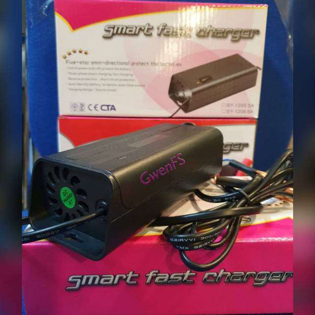 Charger Accu 5A 12V Fast Charger