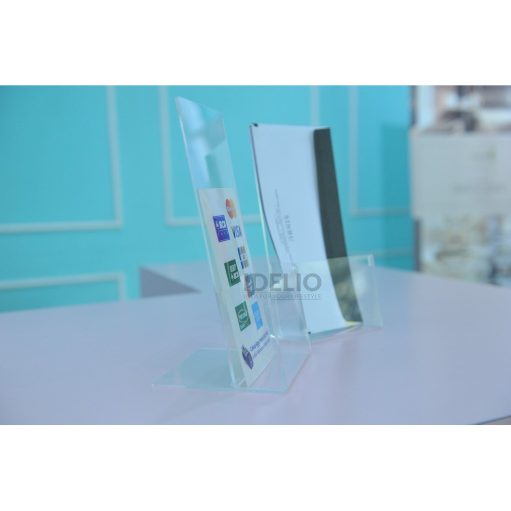 

Display Brosur Akrilik / Akrilik Tent Card A6