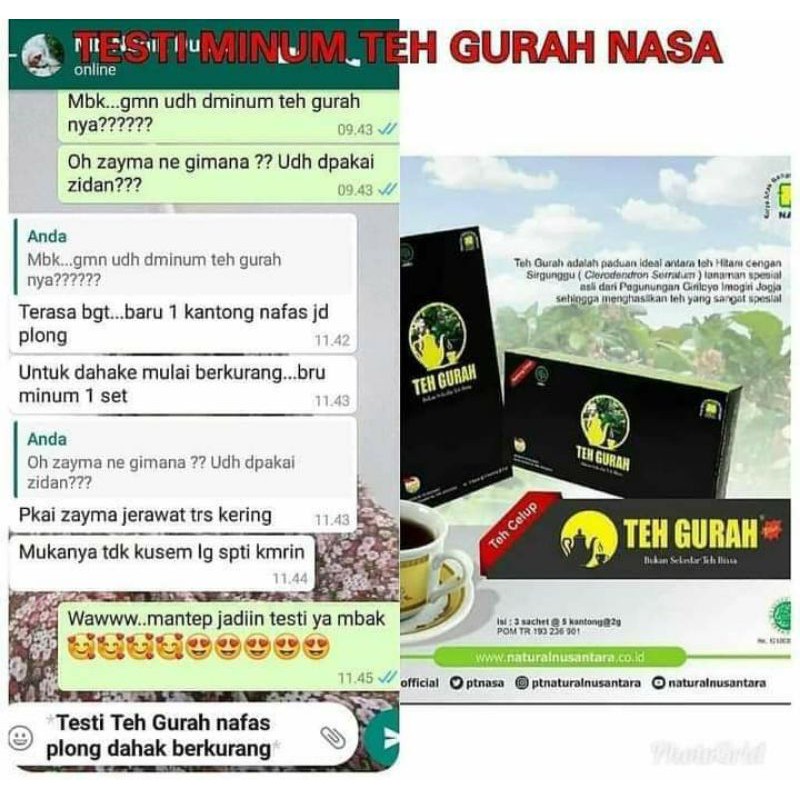 

TEH GURAH ASLI NASA