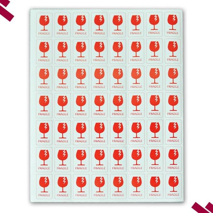 

Label Fragile Stiker Fragile Untuk Keperluan Produk Pecah belah Ukuran 65 X 4 CM