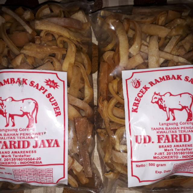 

Rambak Sapi Krupuk Krecek Super