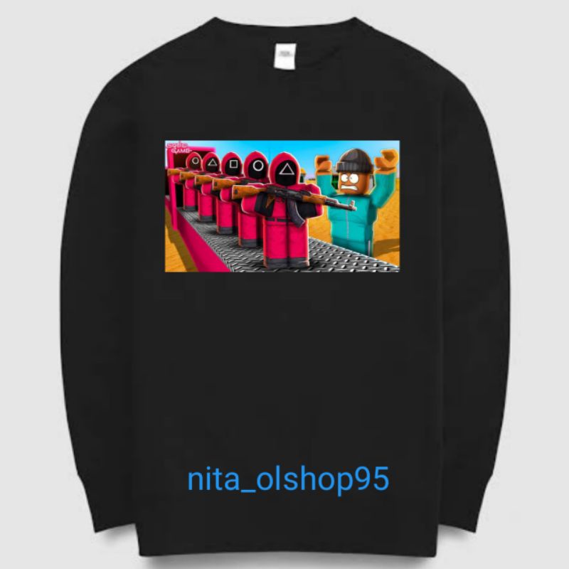 sweater anak crewneck squid game roblox