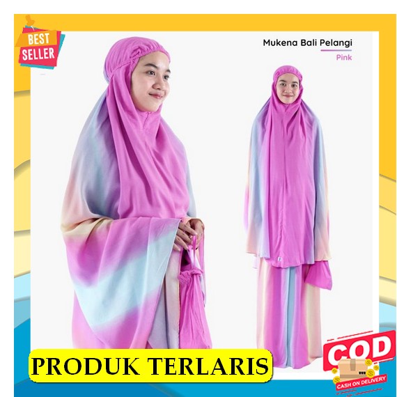 Mukena Ameena Arrafi - Mukena Rukuh Renda Exclusive Bahan Armani Crinckle Halus Lembut Adem Flowy Re