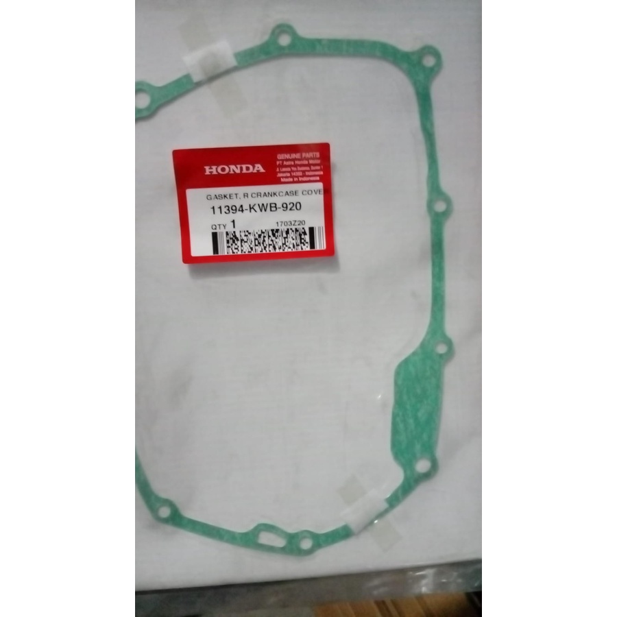 11394KWB920 - Gasket R Crankcase Cover – Blade Karbu