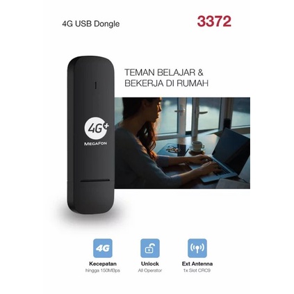 Modem Megafon E3372 Modem Colok USB 4G LTE Unlocked All Operator