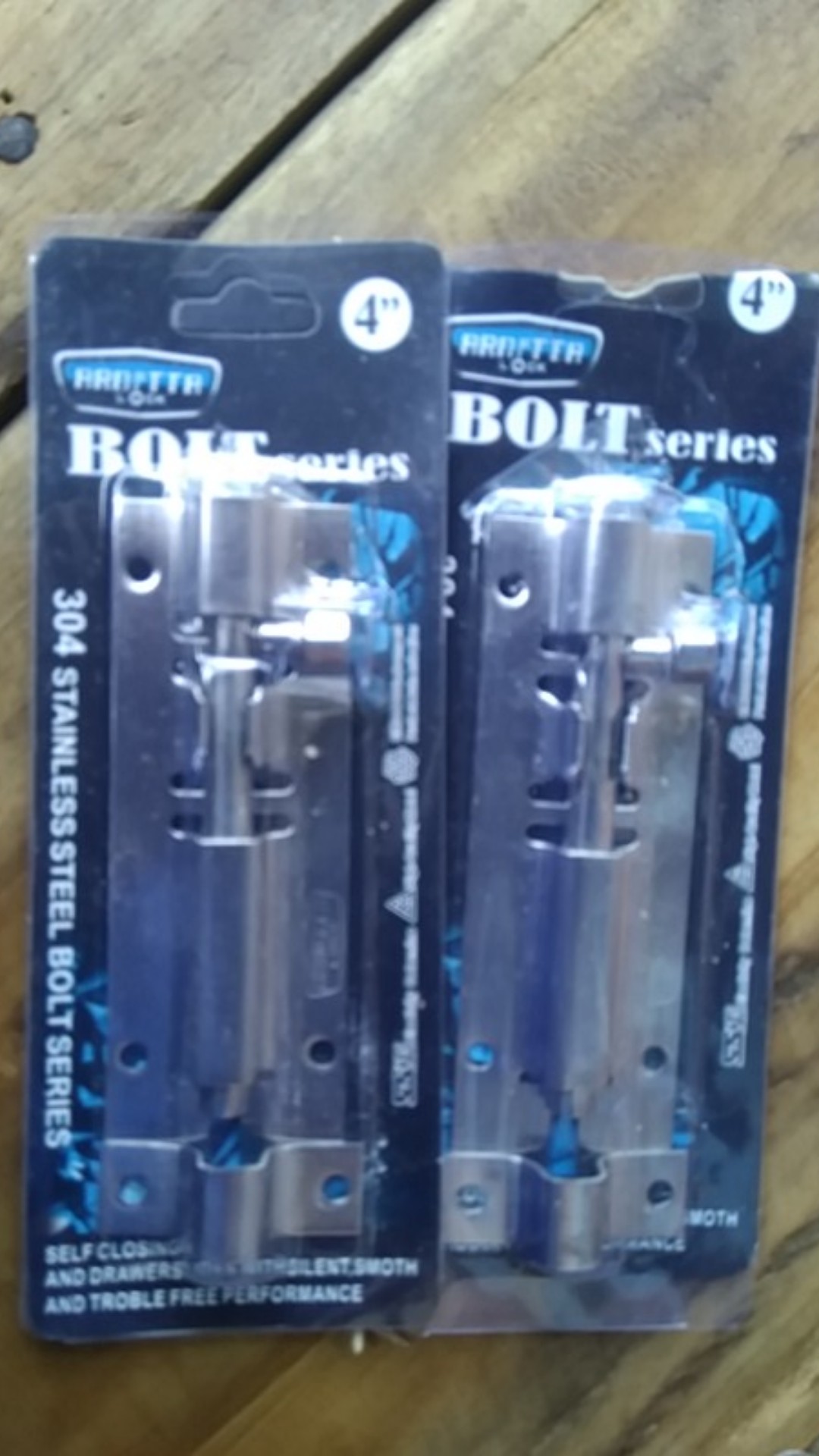 Grendel Kunci Stainless 4 / Slot Pintu / Barrel Bolt