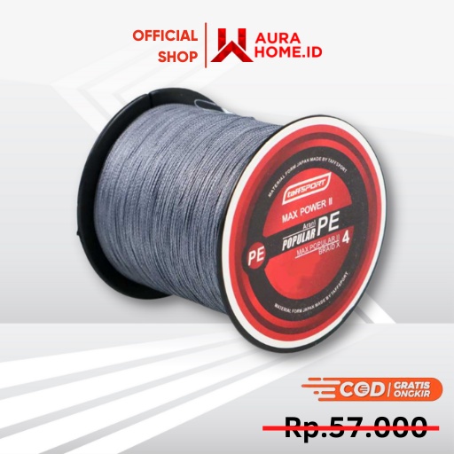 Senar Tali Benang Pancing Braided Thick Line 300M / Senar pancing Kuat Anti Keriting PE Asli Origina