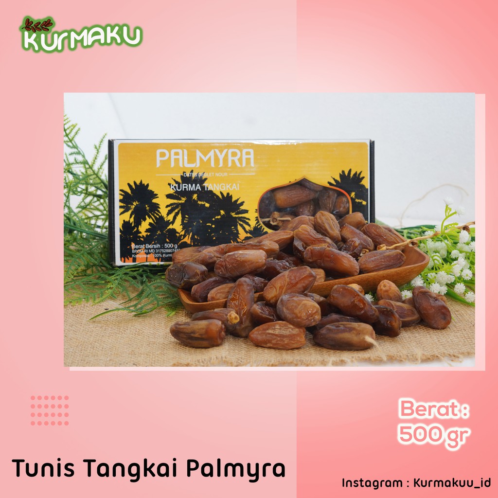 

Kurma Palmyra Tunis Tangkai 500 Gr