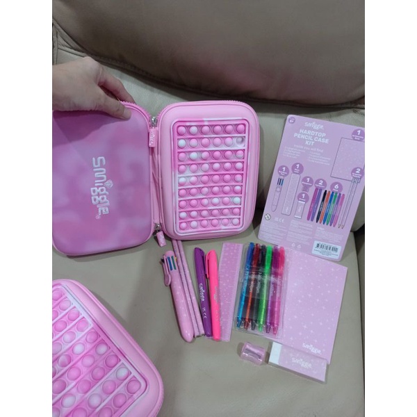 Stationery  Pop it Set/case set popit series/tempat pensil popit set