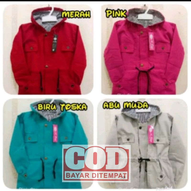 jaket anak perempuan 2 3 4 5 6 7 8 9 10 tahun / kado ulang tahun anak