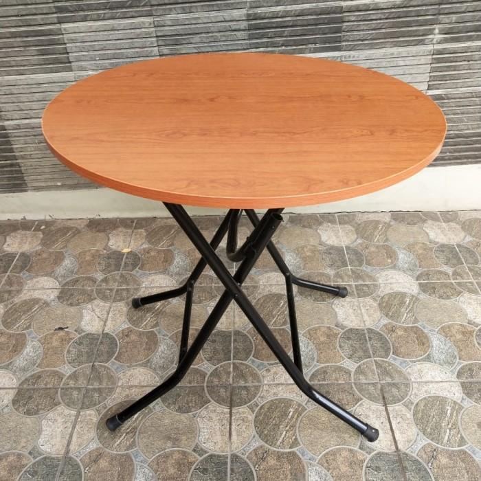 Nay Bar | Meja Lipat Bulat Diameter 80