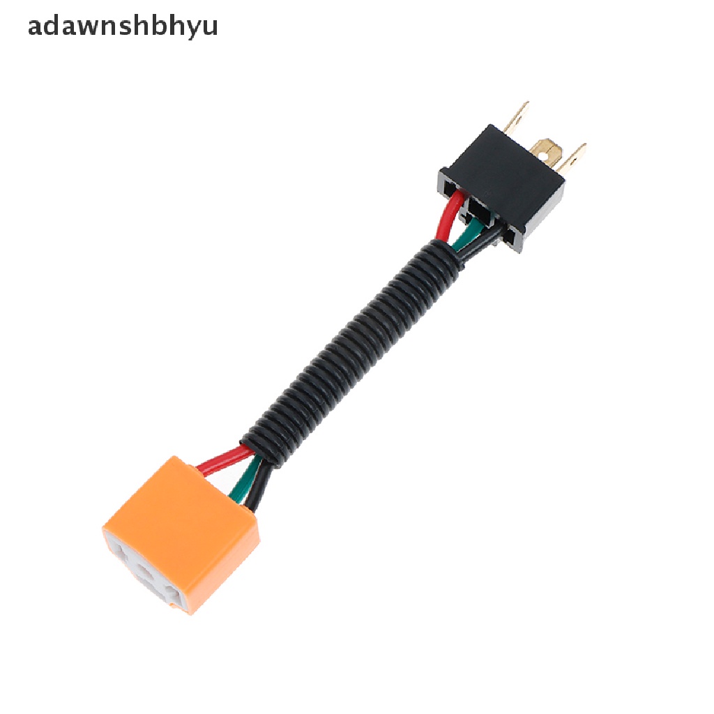 [adawnshbhyu] H4 Lampu Bohlam Keramik socket plug connector wiring harness