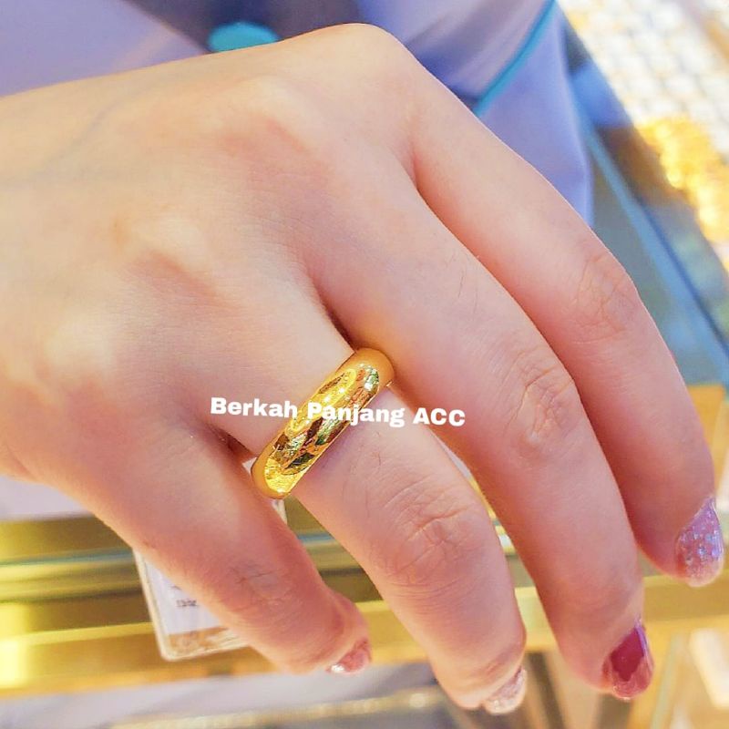 COUPLE CINCIN PROMO!! LOGAM UANG MELATI 1991 PERHIASAN KUNINGAN ANTI KARAT&amp;ANTI LUNTUR