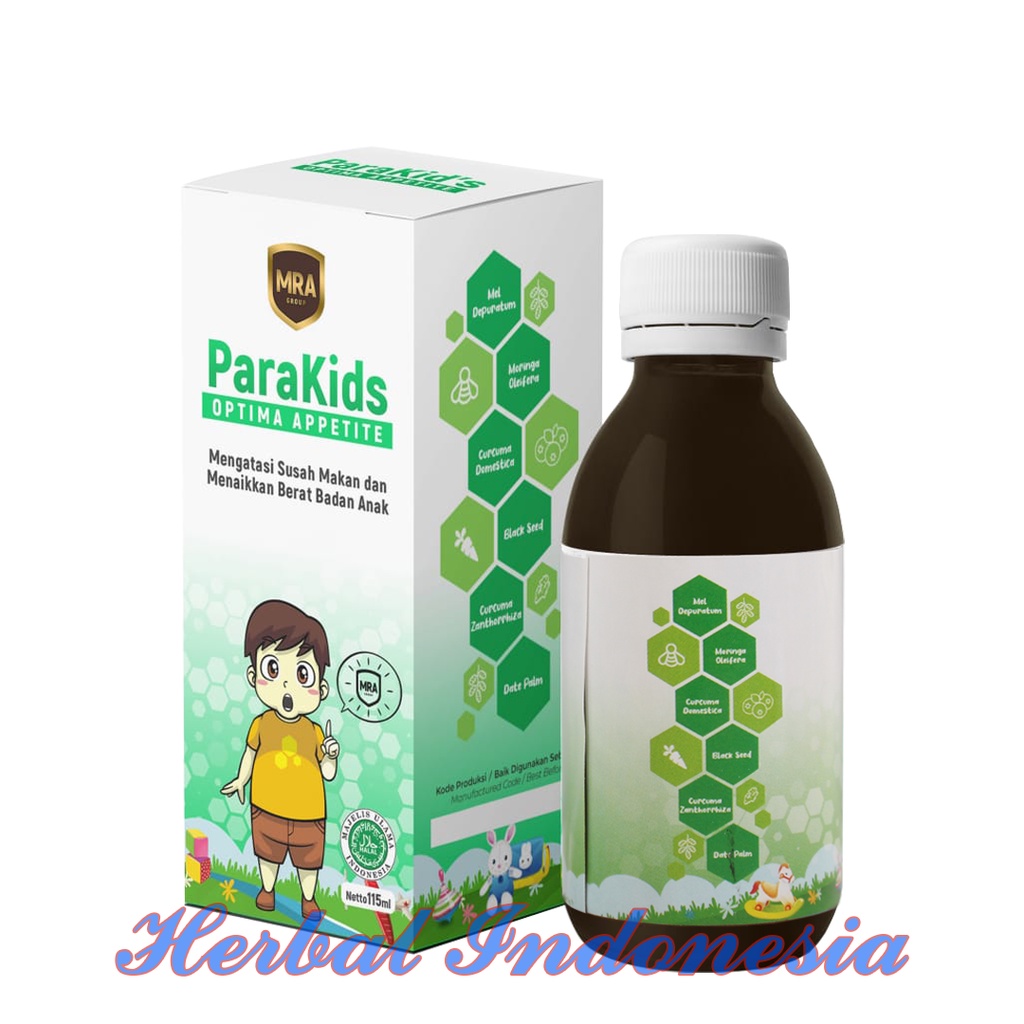 Madu ParaKids Optima Appetite Natural Herb Isi 115ml - Atasi Anak Susah Makan dan Menaikkan Berat Badan