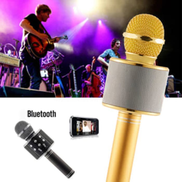 MIC WSTER WS 858 Wireless Bluetooth Karaoke - Mic Smule WSTER WS 858