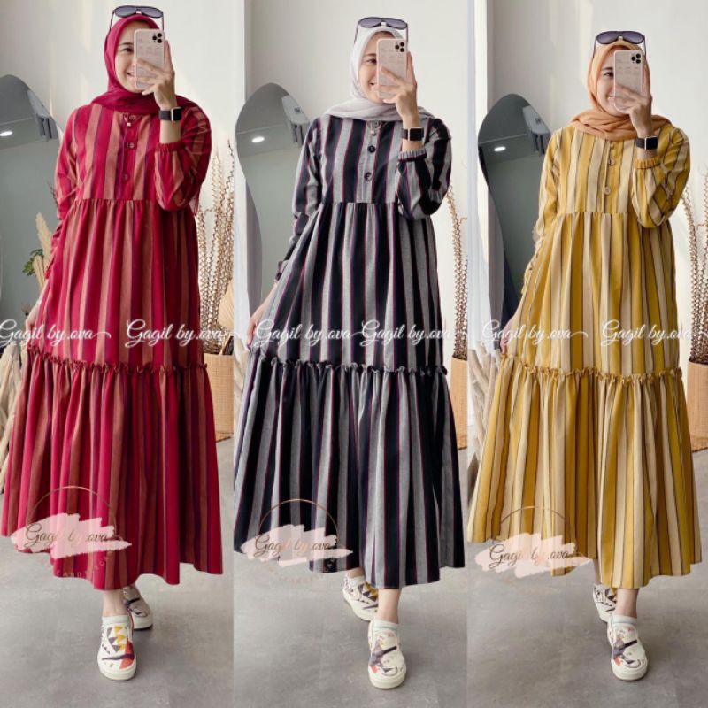 DRESS GAMIS SEMI DRESS BARSHA GAGIL BY OVA ORIGINAL