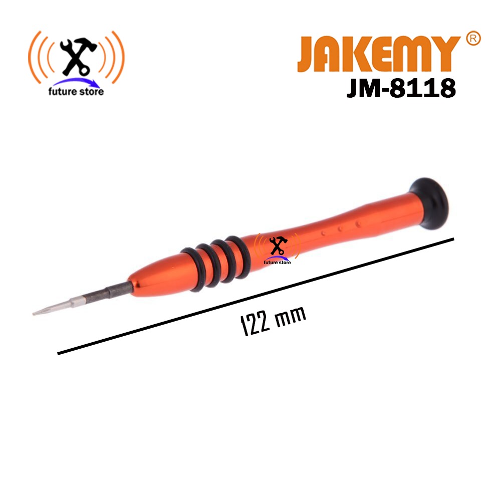 JAKEMY JM-8118 (Y) 0.8 Precision Aluminium Alloy obeng handphone original for iphone-1