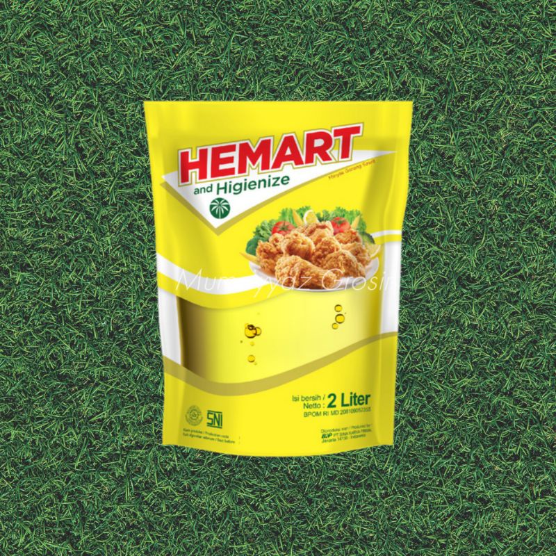 Minyak Goreng Hemart 2 Liter Kemasan Pouch