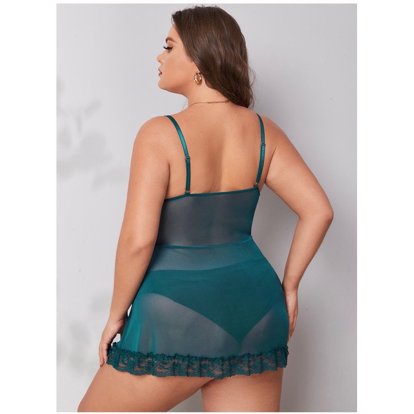 lingerie lace sexy / sexy lingerie big size / baju sexy jumbo - 7355