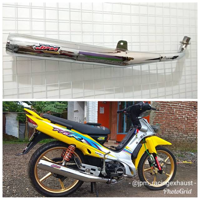 Knalpot Racing FIZ R Bambu Full croom JPM Racing