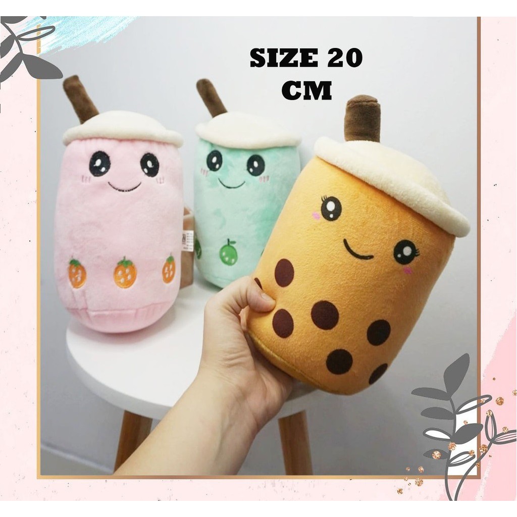 Boneka BOBA Mini Cangkir Teh Susu Lucu Imut Sofa Hadiah Mewah