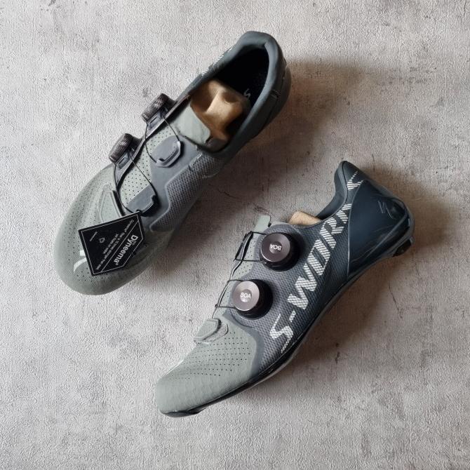 Sworks 7 RD / Sepatu Roadbike Specialized S-works 7 Grey Abu ---Terbaru---