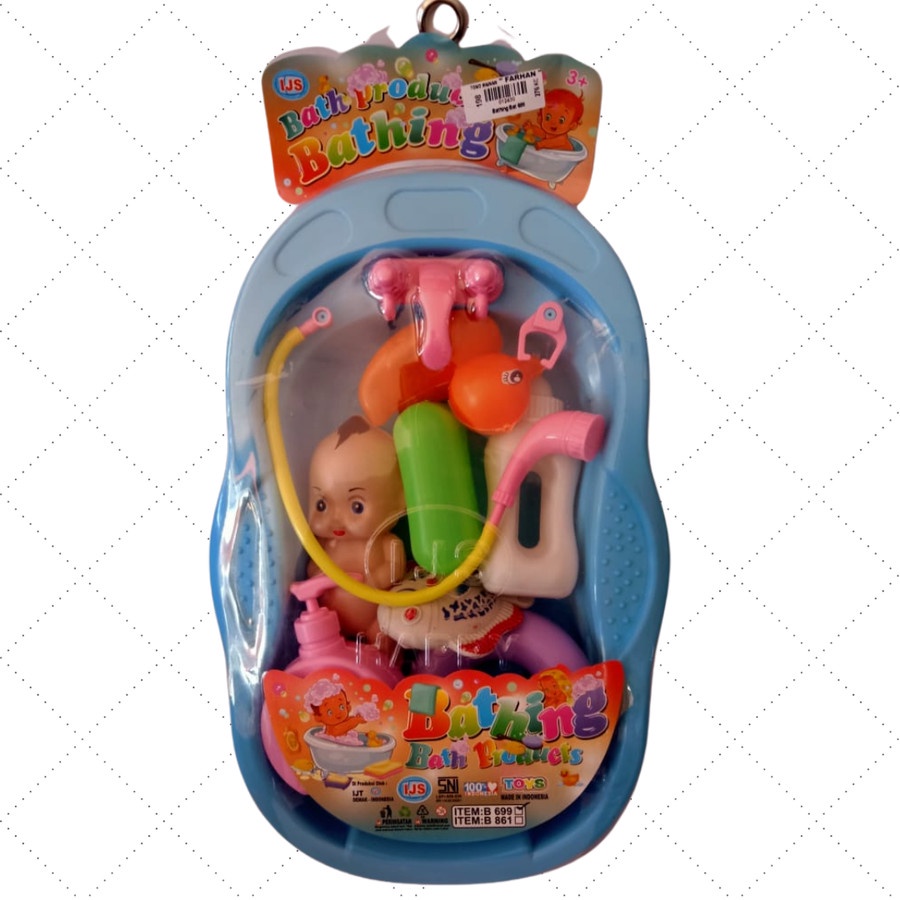 Mainan anak Bathing bath tub toy / mainan bak mandi boneka bayi / mainan anak perempuan Lucu