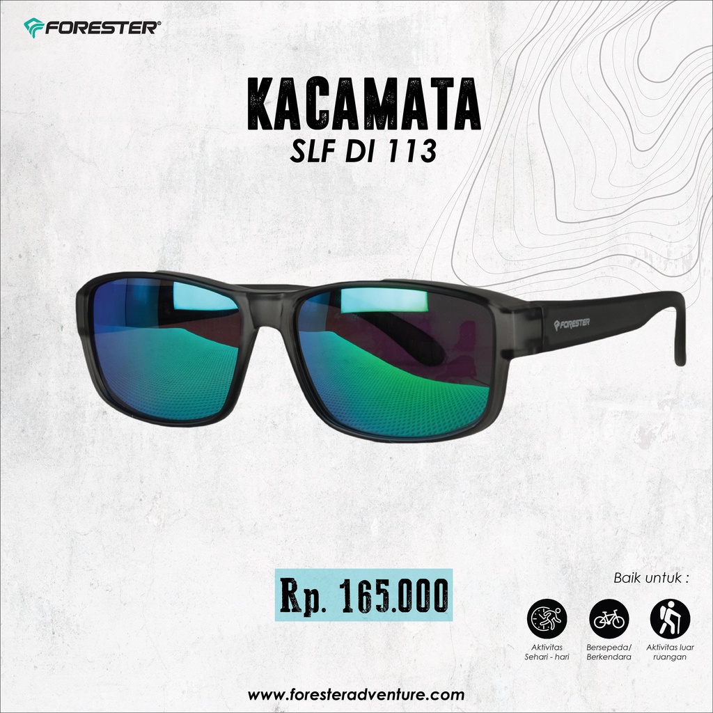 Kacamata Single Sunglasses Sport Kacamata Olahraga Kacamata Gunung Sepeda Gowes Kacamata Polarized Forester Slf-Di 113 Original Thomgear Paiton Probolinggo