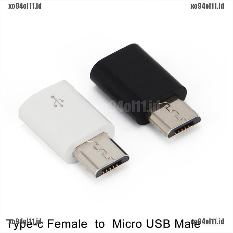 (XO) Adaptor Konverter USB Tipe C Female Ke Micro USB