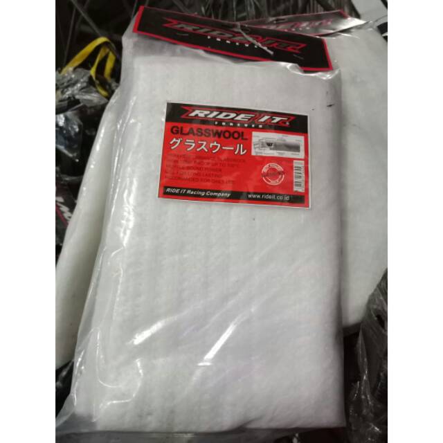 Glasswool knalpot ride it asli original ready harga grosir