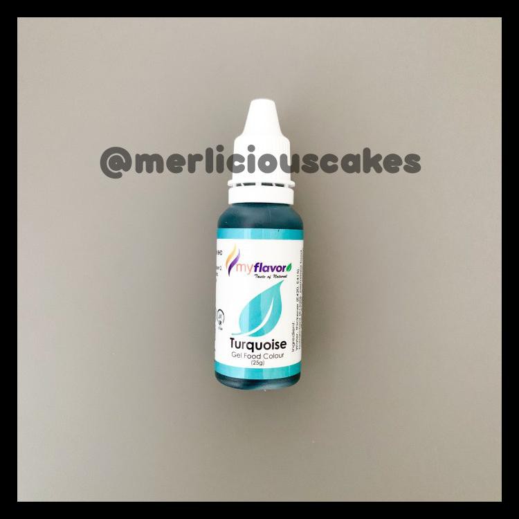 

HOT DEAL TURQUOISE GEL MY FLAVOR FOOD COLOR FOOD COLOUR PEWARNA MAKANAN !!!