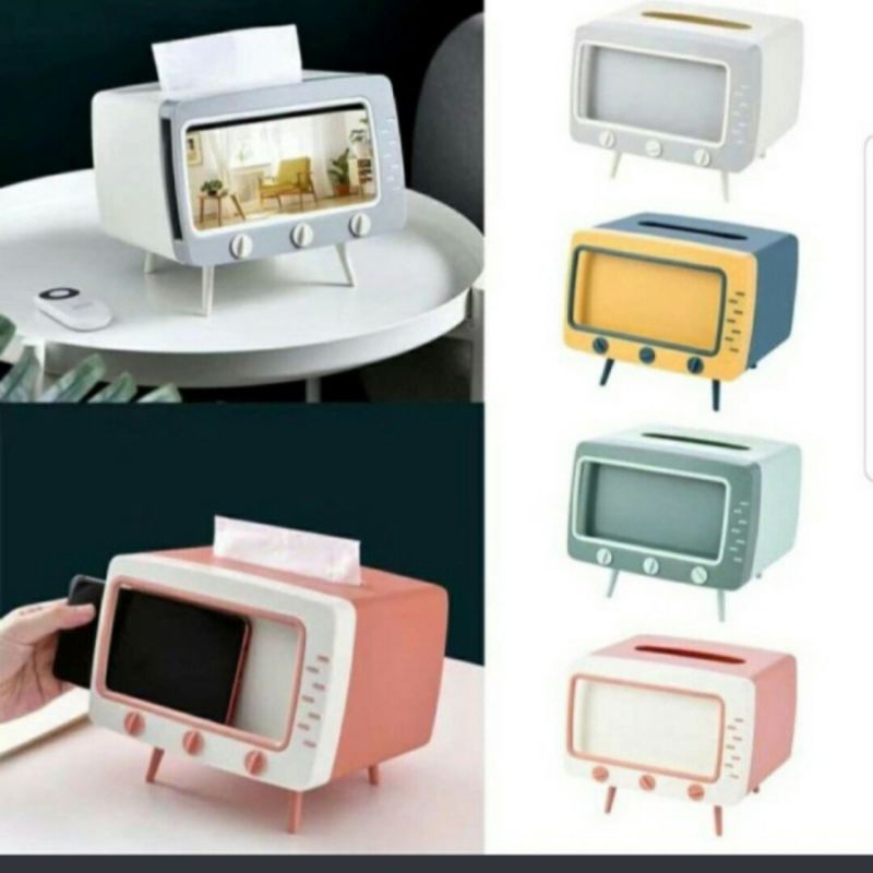 Tempat Tissue Model Tv Box