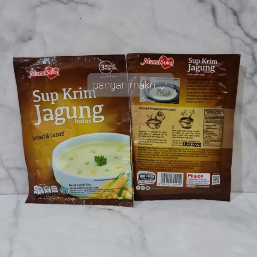 

sup krim jagung mamasuka 55 gr