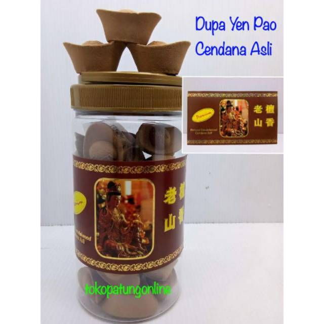 Cendana Dupa Premium Asli Bentuk Yen Pao Kwan Im