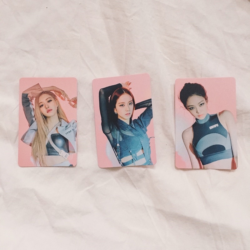 BLACKPINK SAMSUNG PC PHOTOCARD JENNIE LISA ROSE JISOO PINK RED GREY GRAY VER A50 A60 A70 SAMSUNG GAL