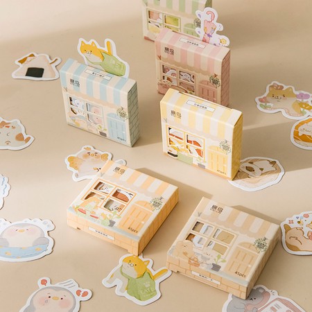 

HI174 Stiker 45pcs Rumah Binatang Imut Lucu Dekorasi Jurnal Catatan Kuliah