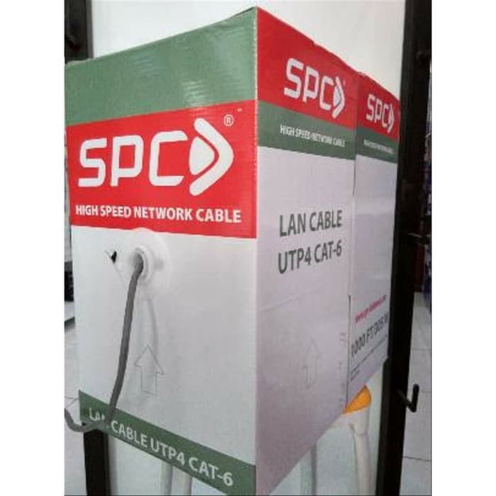SPC Kabel Cat 6 305 meter / Kabel CCTV Cat 6 / Cable SPC UTP Cat6