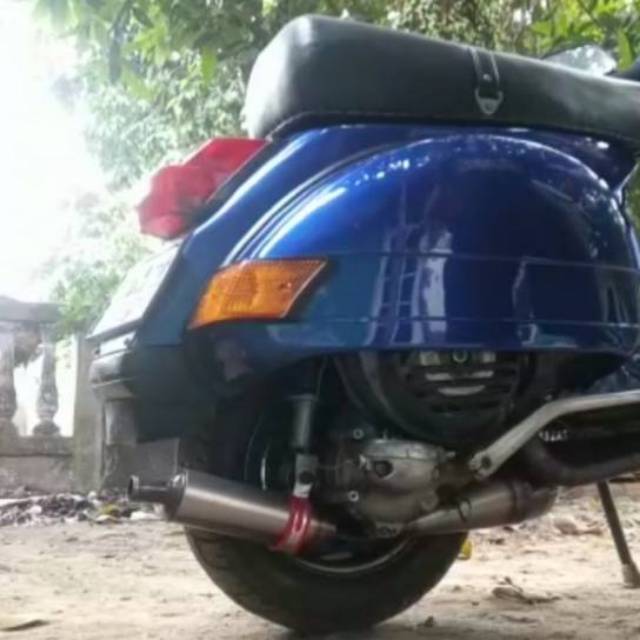 Knalpot vespa buang kanan harian racing-2