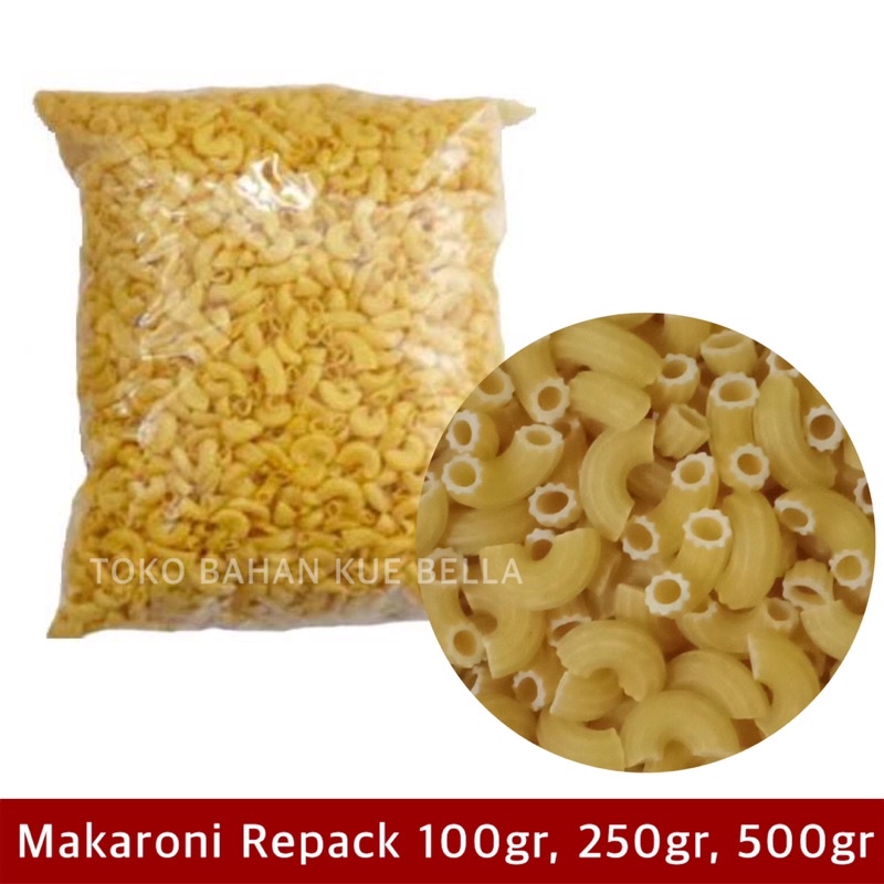 MAKARONI Pipa 500gr (REPACK) Pasta Macaroni Kiloan