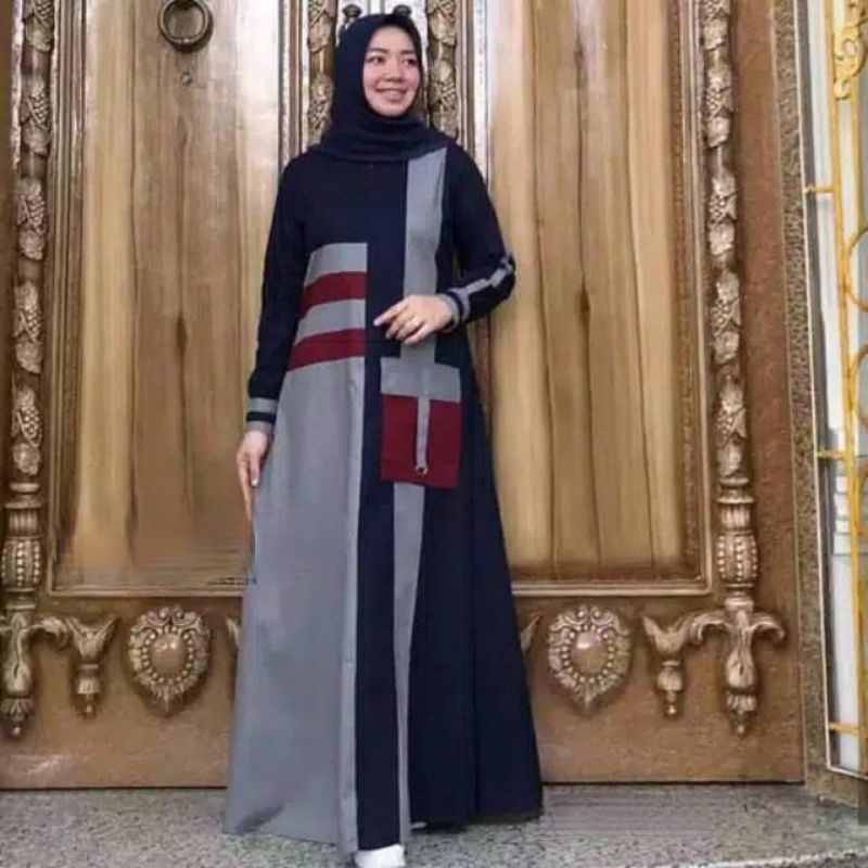 Qila maxi dress fashion muslim wanita