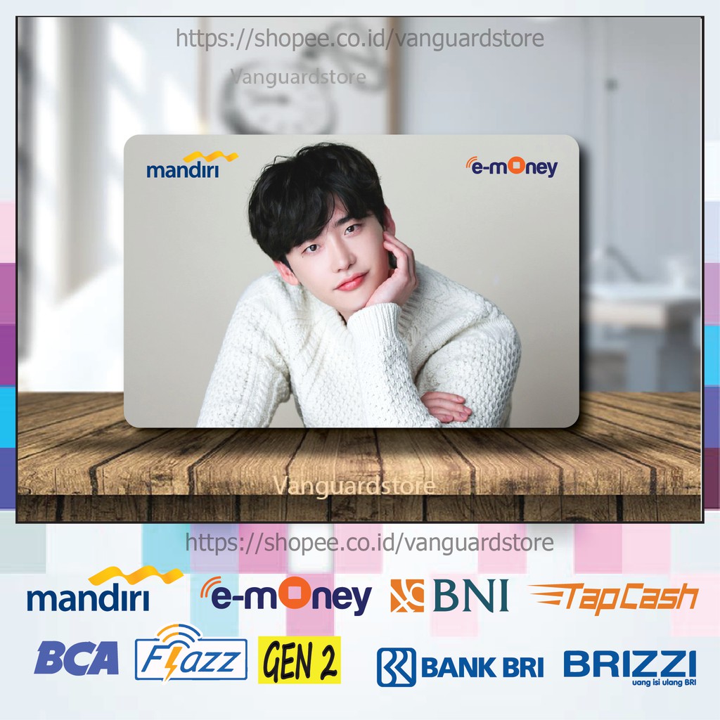 KARTU E MONEY E TOLL ACTOR LEE JUNG SUK KPOP 13 EMONEY MANDIRI FLAZZ BCA BNI TAPCASH BRIZZI BRI