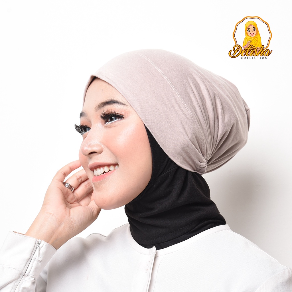 Inner Malaysia Kaos Premium / Ciput Turki Rayon Premium / Ciput Arab Kaos Premium / Ciput Kaos Polos Tali Belakang / Dalaman Kerudung / Ciput Tali Belakang / Dalaman Hijab Fashion Muslim